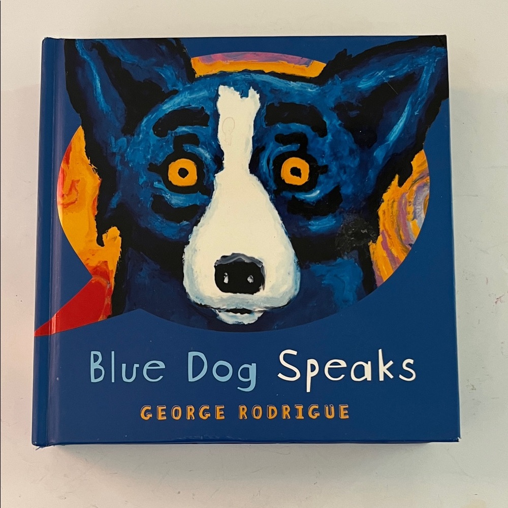 Blue Dog Speaks Hardcover Book